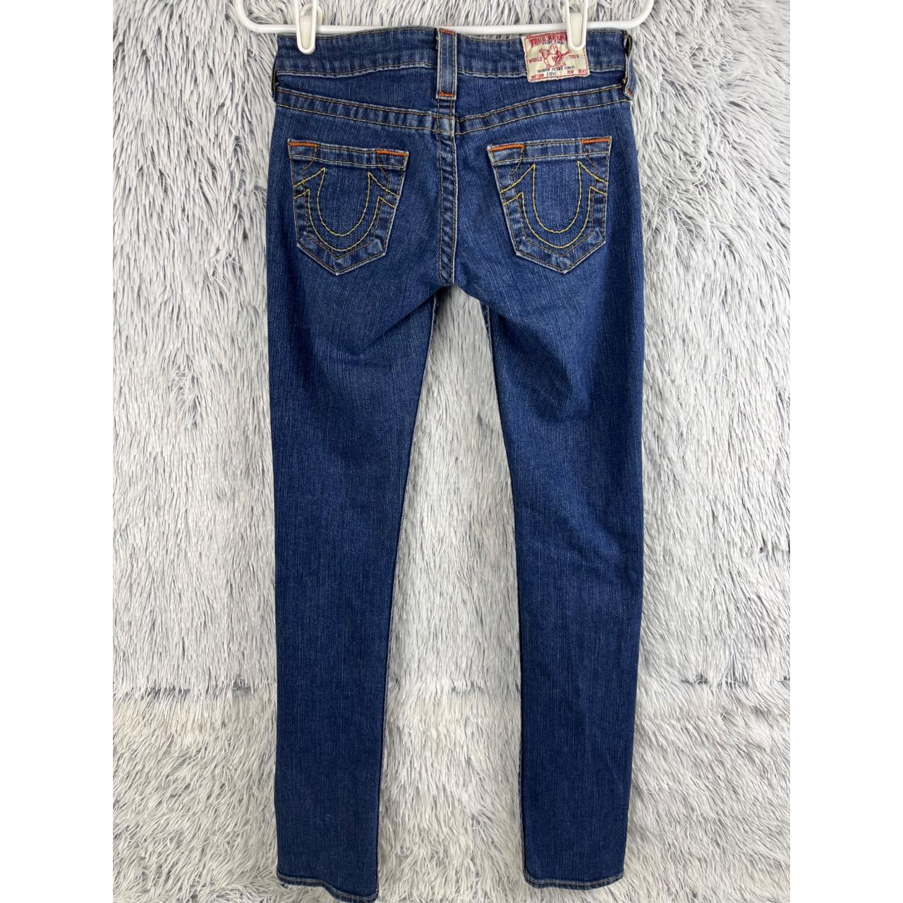 True Religion Stevie Jeans Womans 26 Low Rise... - Depop