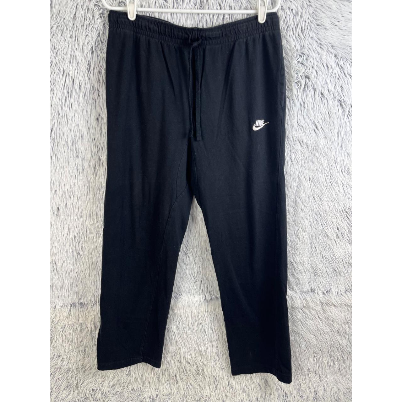 mens nike black joggers