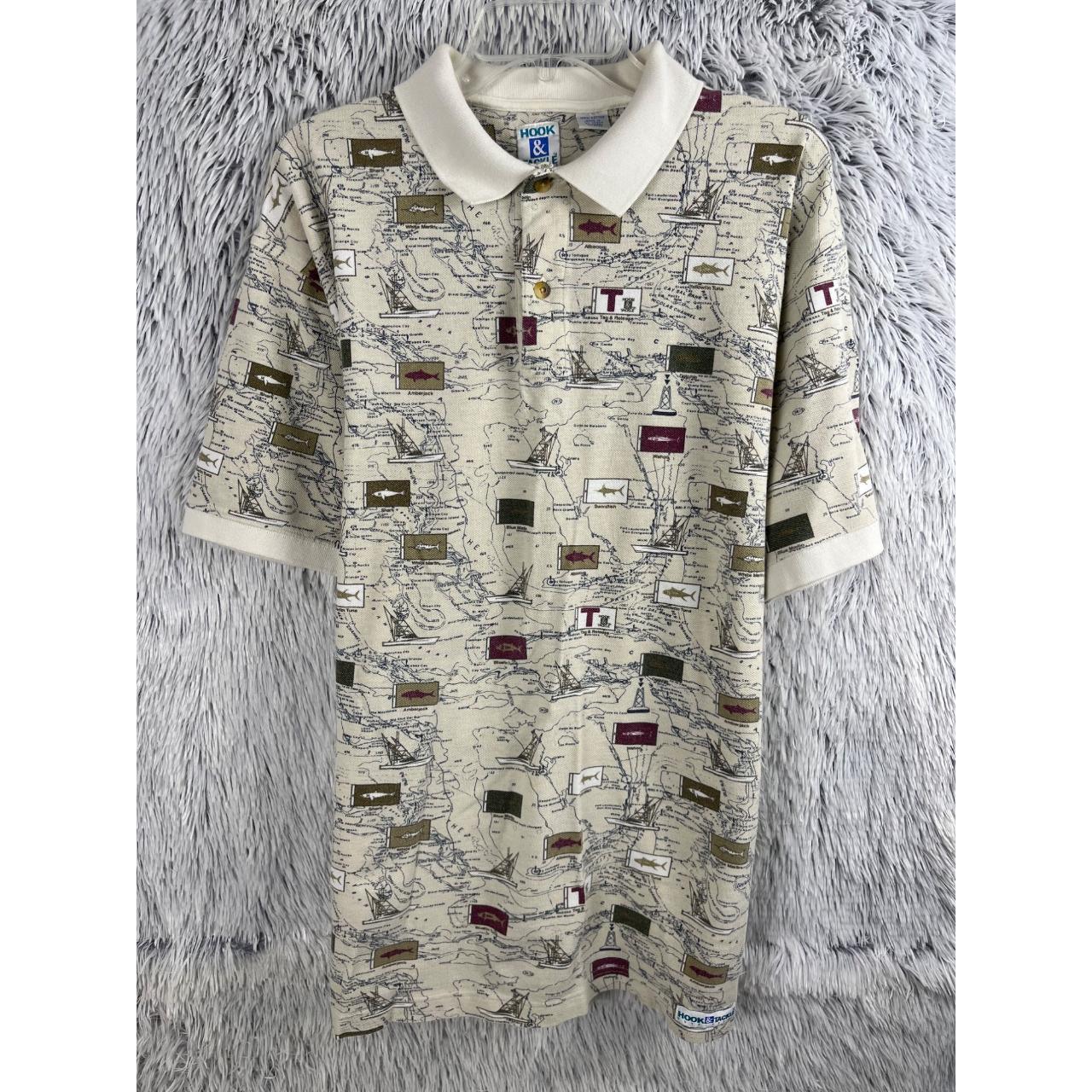 Vintage Hook and Tackle Button Up Shirt