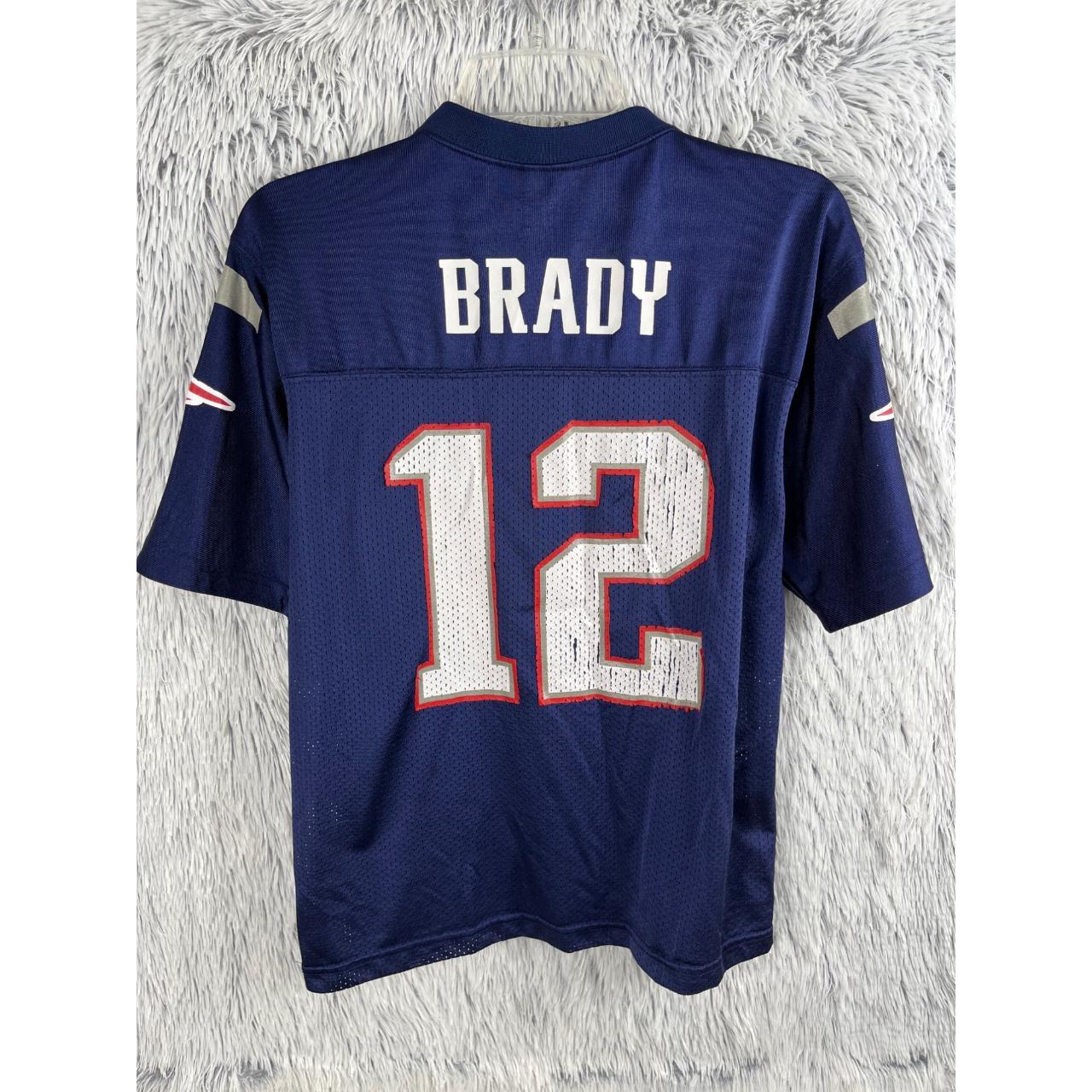 Tom Brady New England Patriots Jersey Youth XL Kids Blue NFL