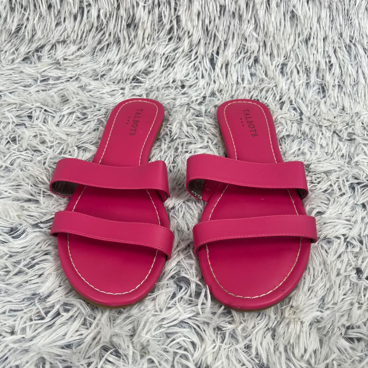 Talbots Women's Pink Sandals | Depop