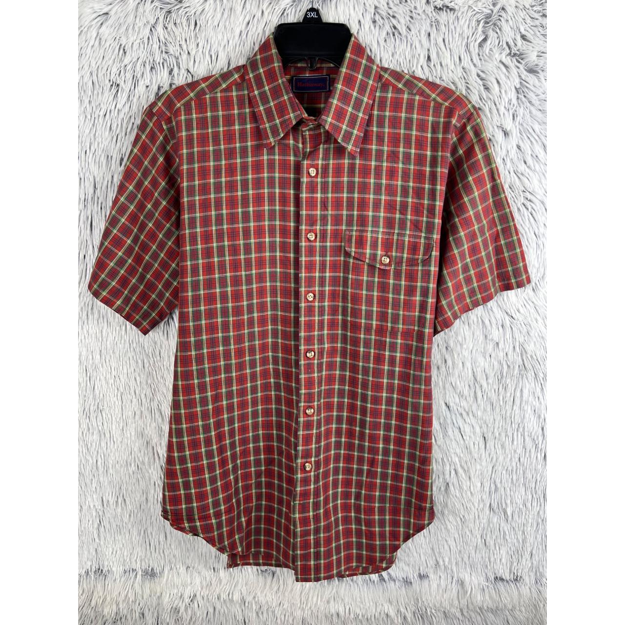 Hathaway Men's Red Shirt | Depop