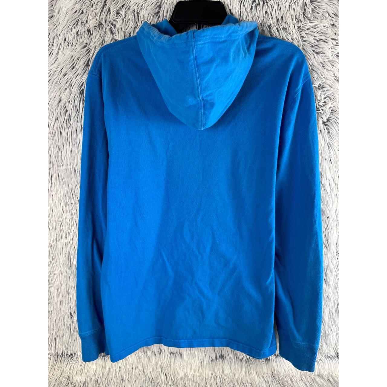 Champion Men's Blue Hoodie | Depop