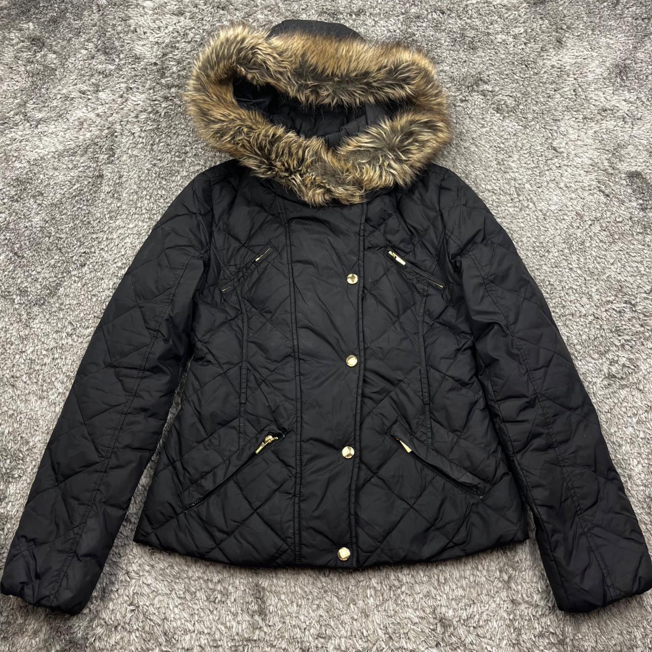 Express Jacket Womans Extra Small XS Black Quilted... Depop