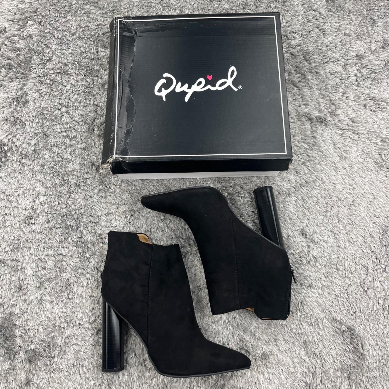 Qupid black ankle store boots