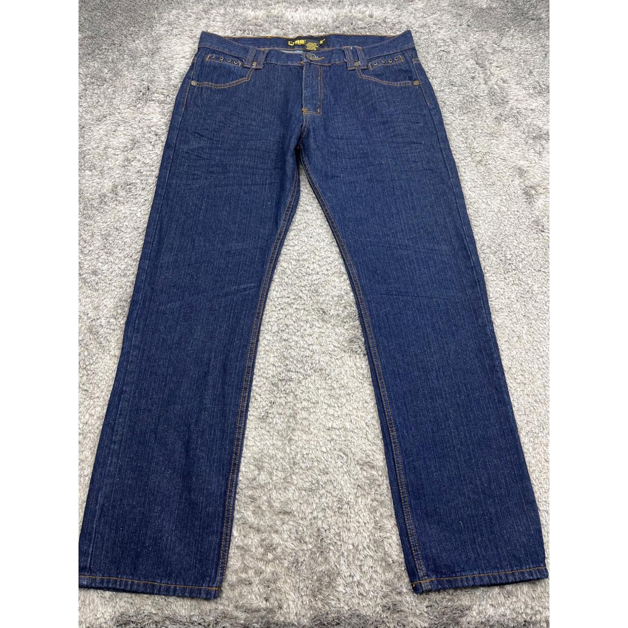 Vintage NBN Gear Jeans Mens 38x32 Indigo Loose Baggy... - Depop