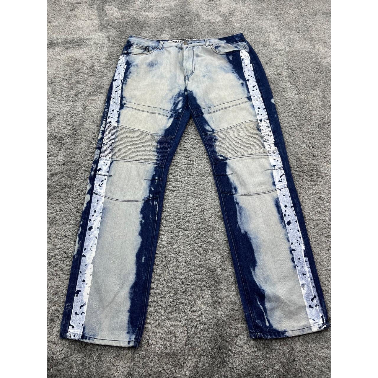 Shops Encrypted NYC Men’s Acid Wash Distressed Jeans 40