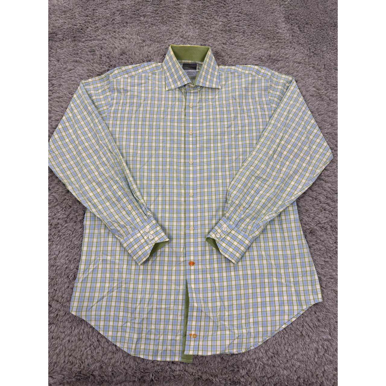 Men’s Large Thomas shops Dean Plaid Dress Shirt