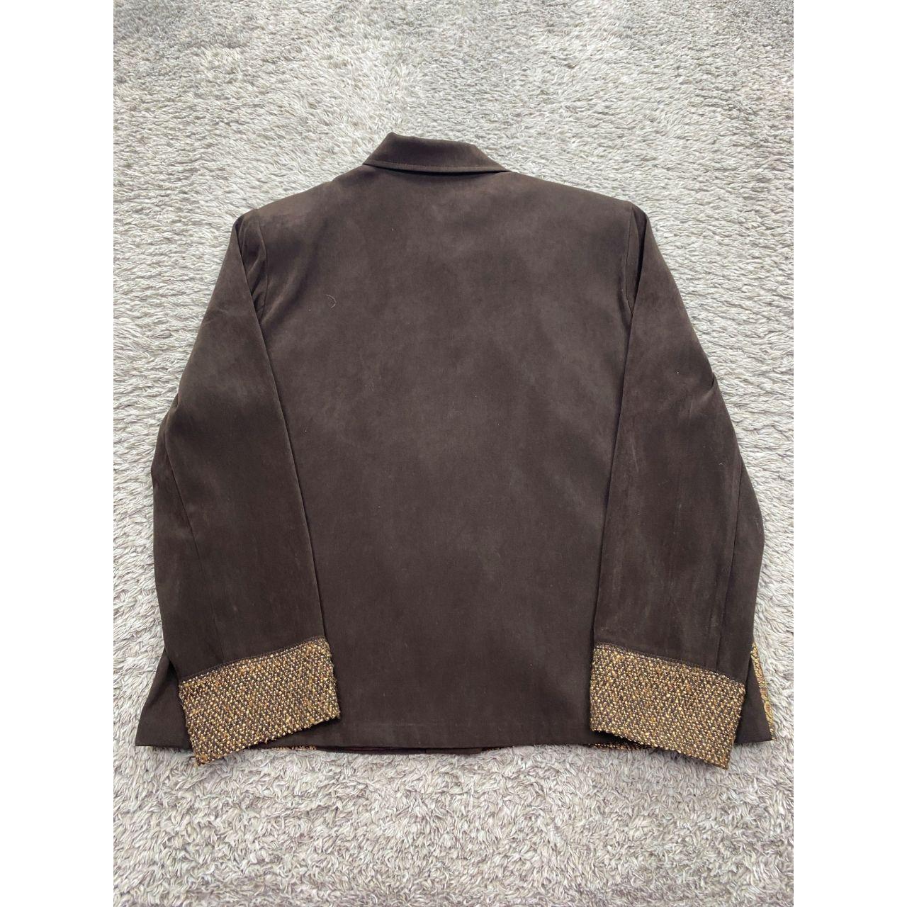 Notations Women's Polyester Jacket - Brown - L – … - image 2