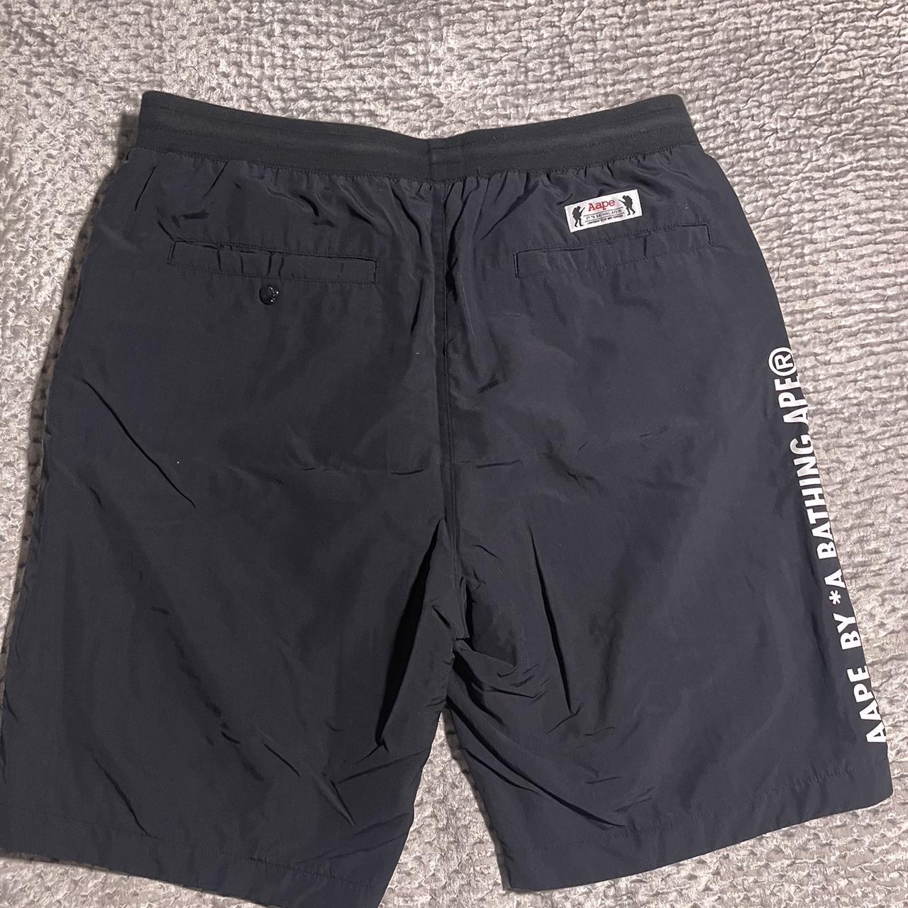 BAPE Men's Black Shorts | Depop