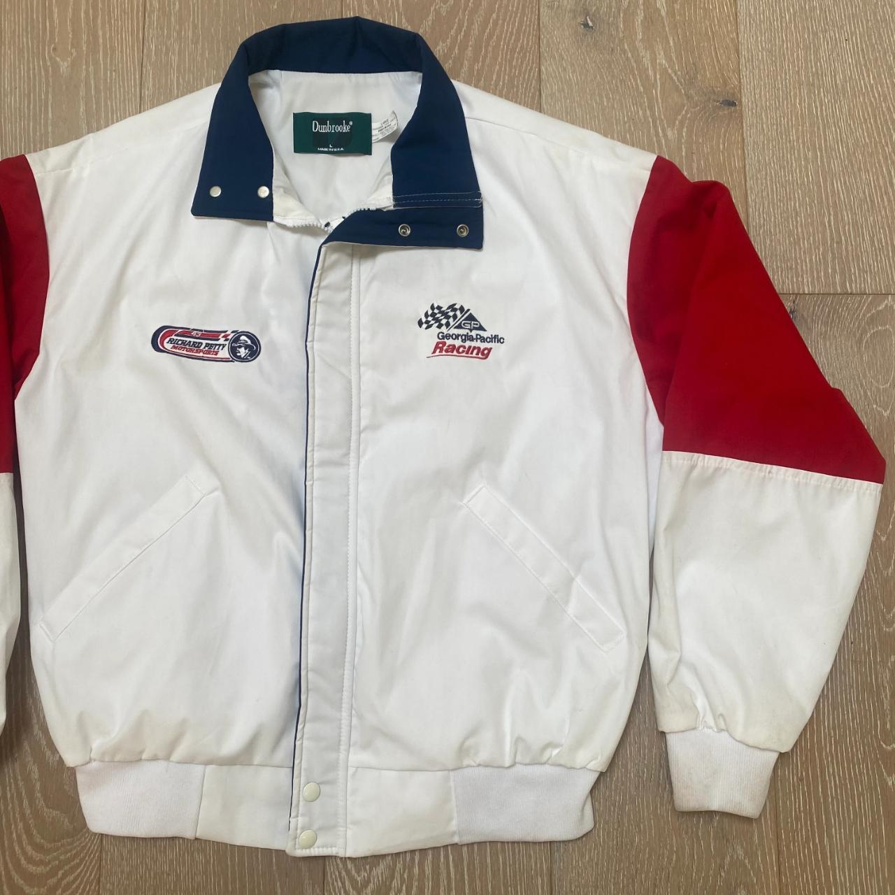 Vintage 80s NASCAR Richard Petty Racing Jacket Size... - Depop