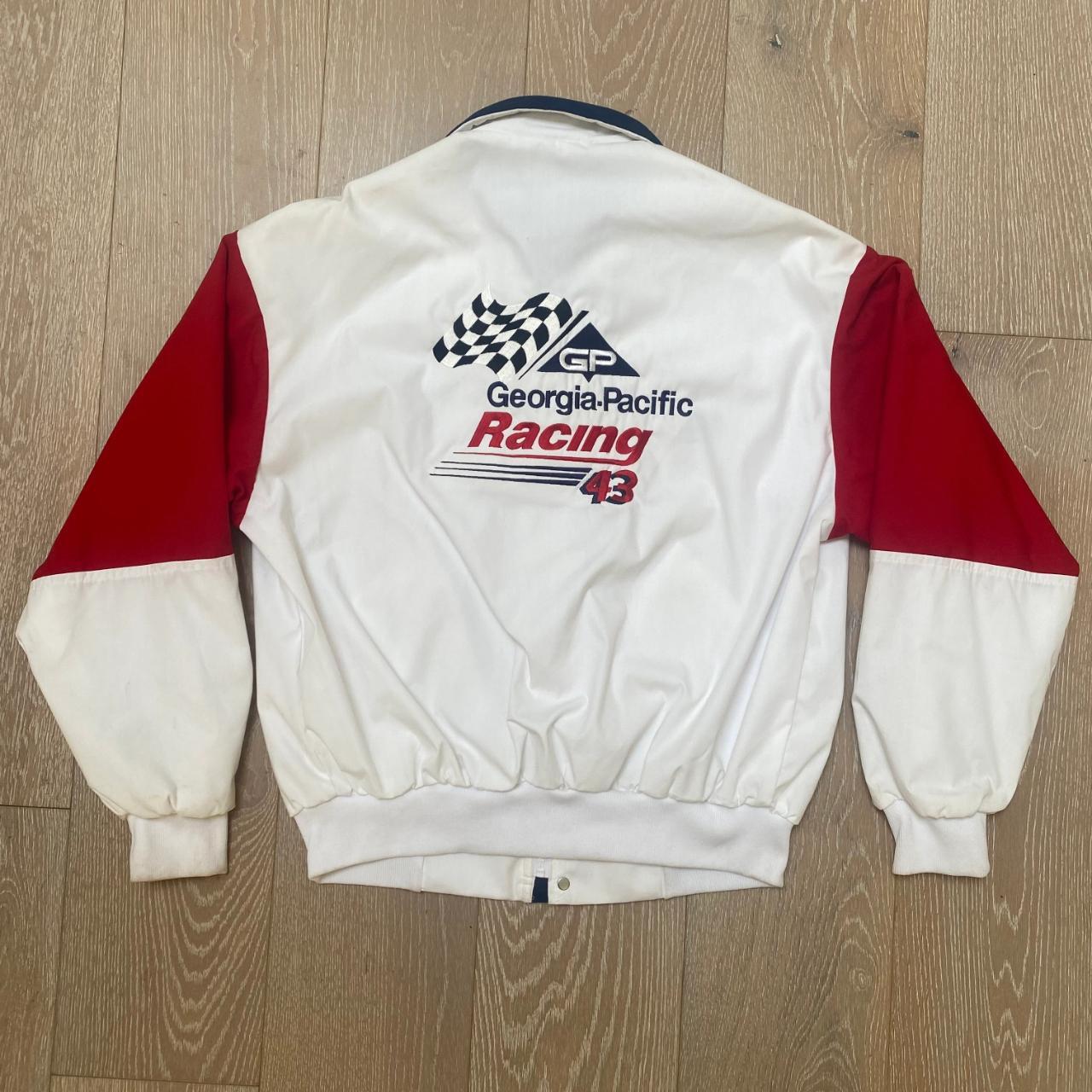 Vintage 80s NASCAR Richard Petty Racing Jacket Size... - Depop