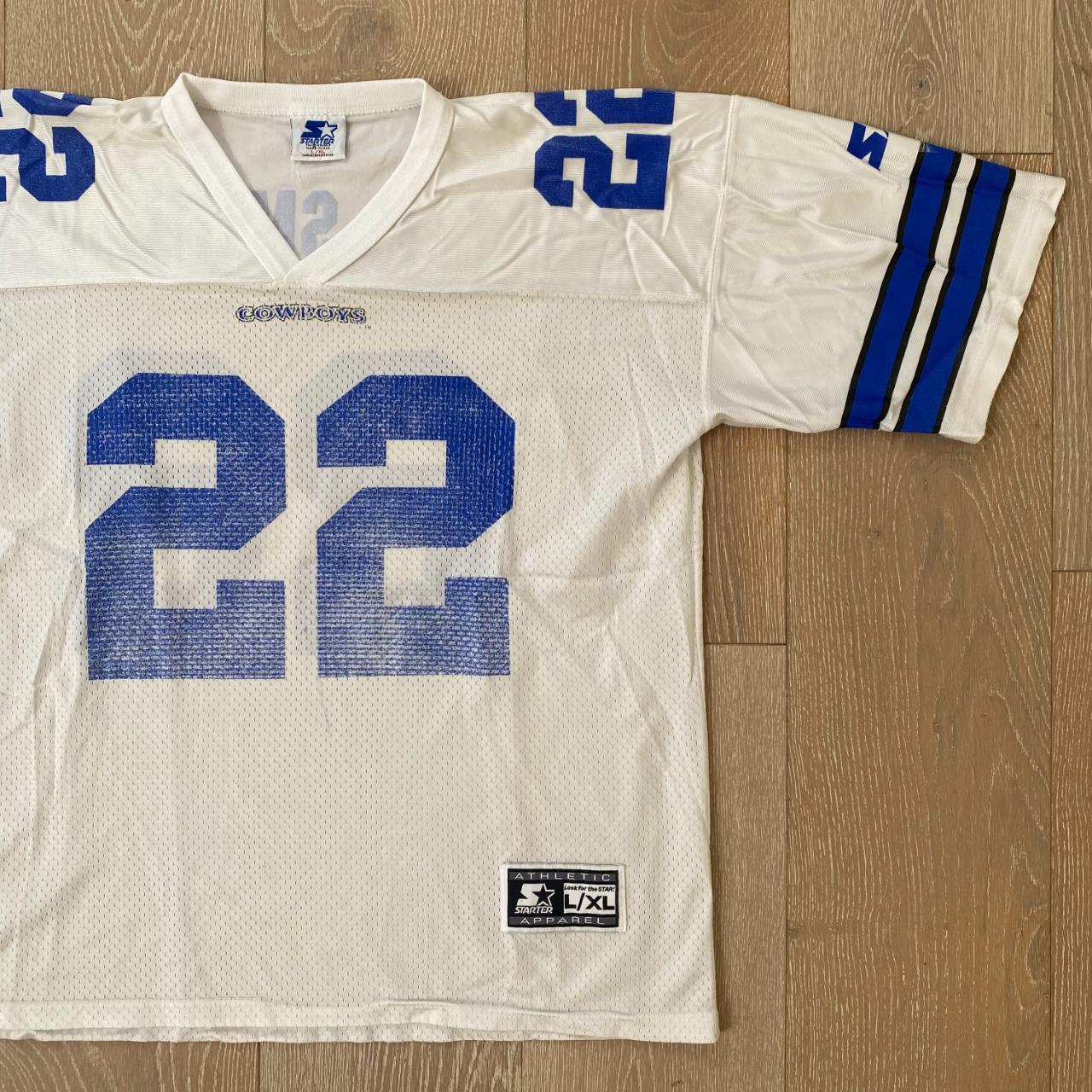 Vintage Emmitt Smith Dallas Cowboys Jersey With No - Depop