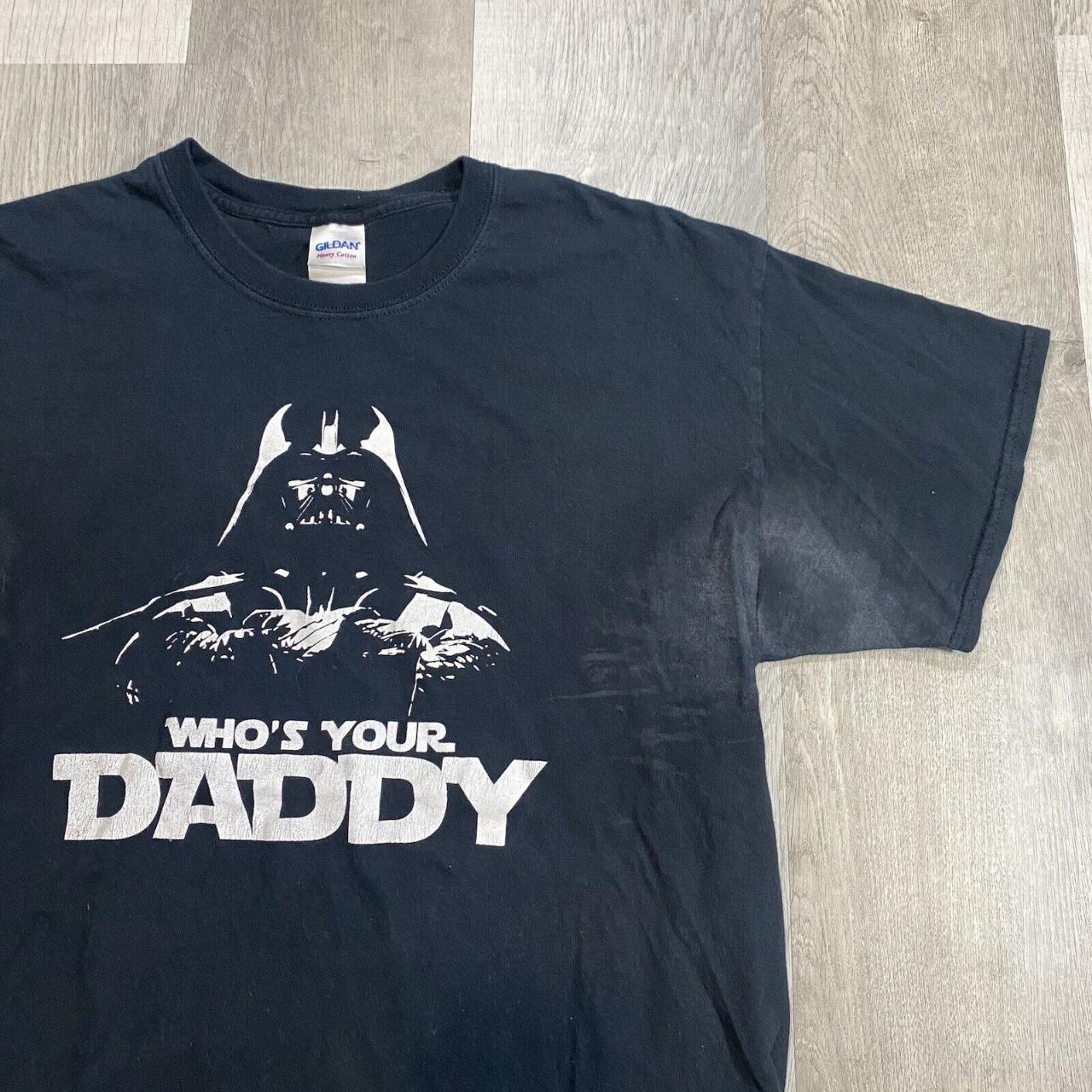 Star Wars T-Shirt Vintage 00s Darth Vader Whos Your Daddy Mens