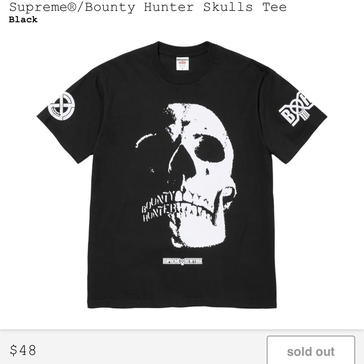 Supreme Bounty Hunter Skulls Tee, Size...