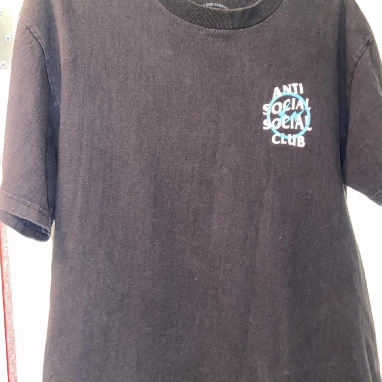 Anti Social Social Club Men's Black and Blue T-shirt (2)