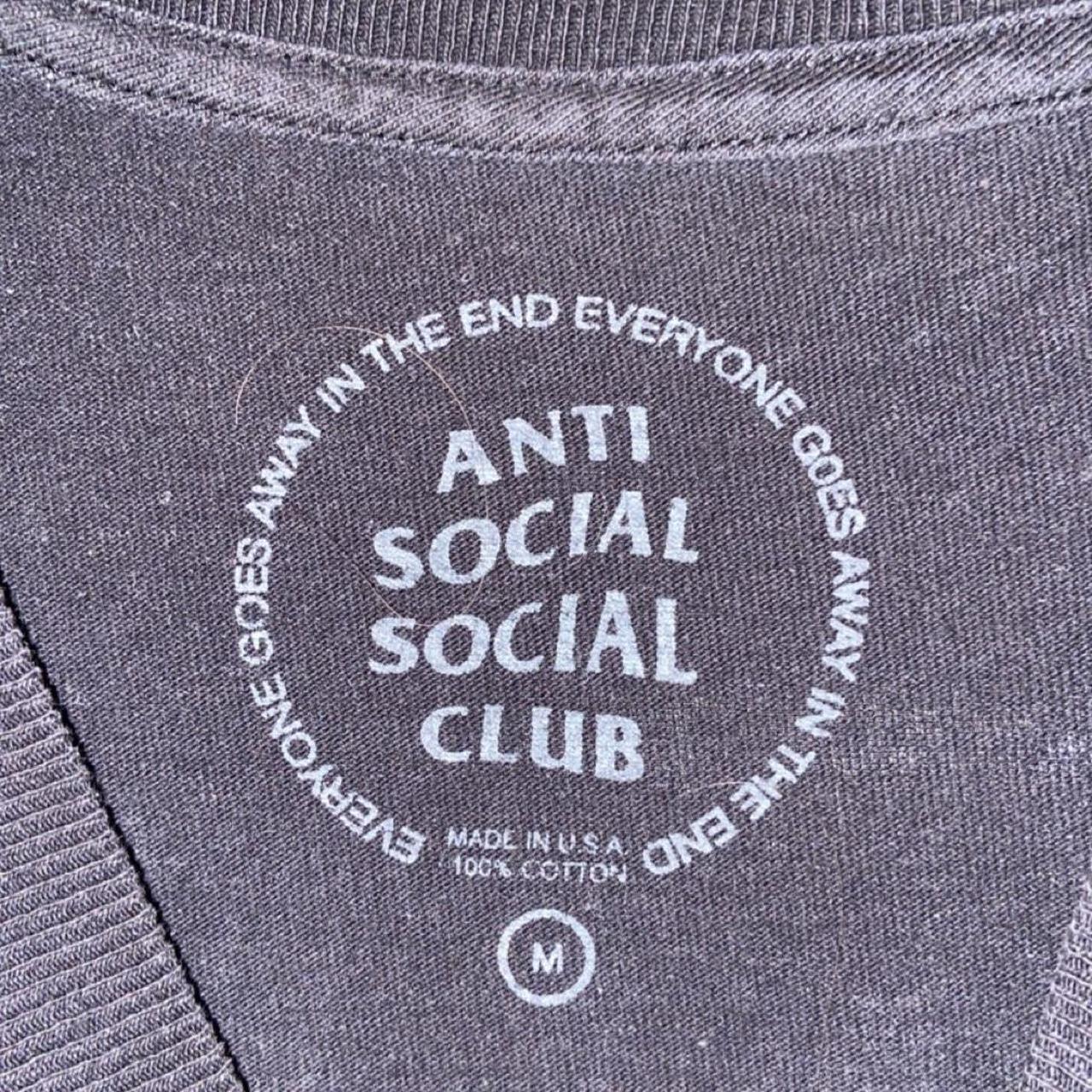 Anti Social Social Club Men's Black and Blue T-shirt (3)