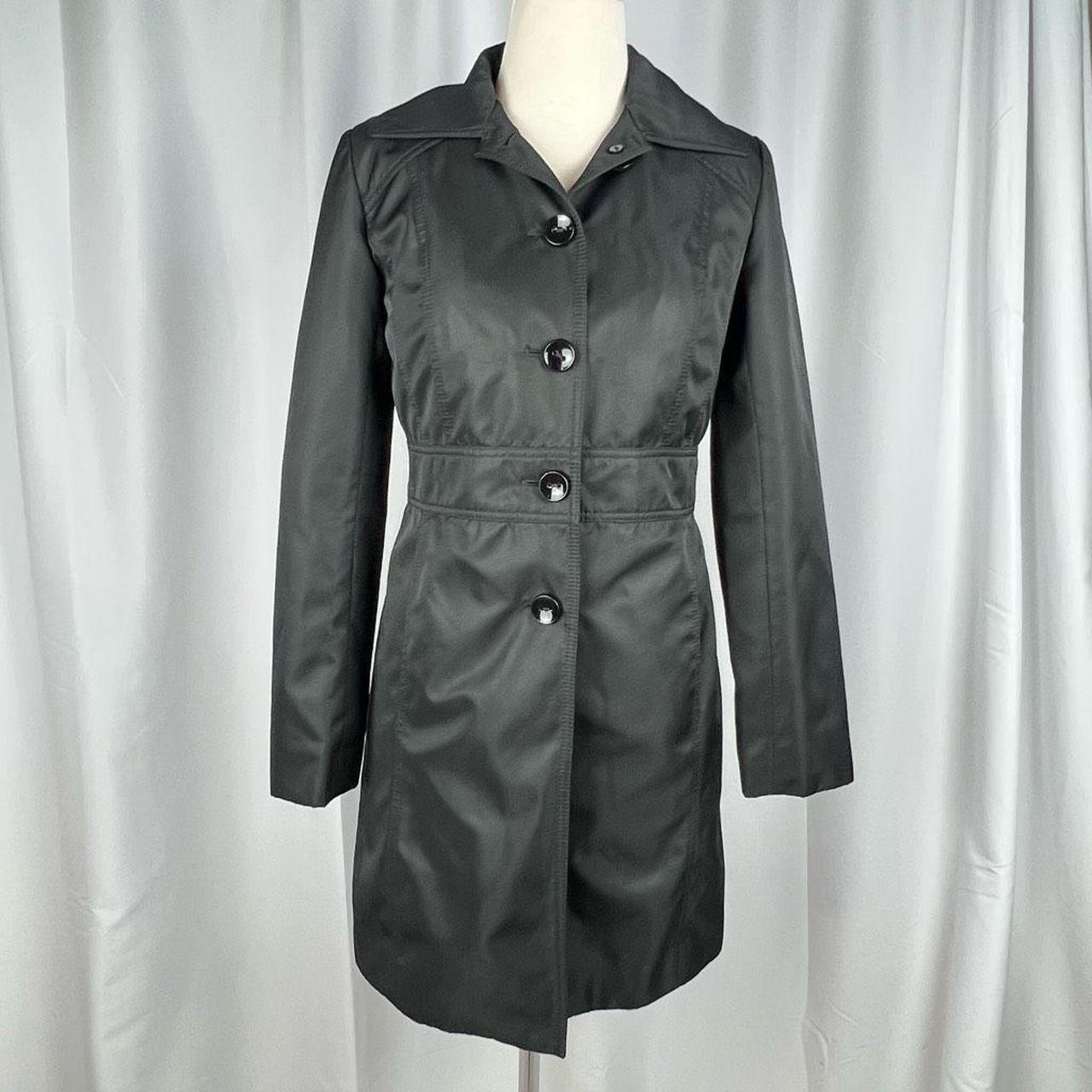 Buy Women's KENNETH COLE REACTION Black Duster Overcoat (Size 6)