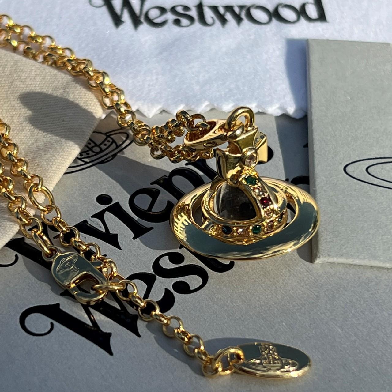 Vivienne Westwood Women's Gold Jewellery | Depop