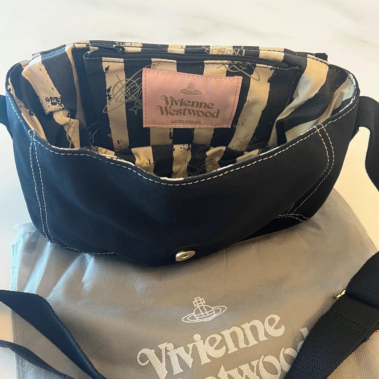 Vivienne westwood canvas messenger bag Essential for... Depop