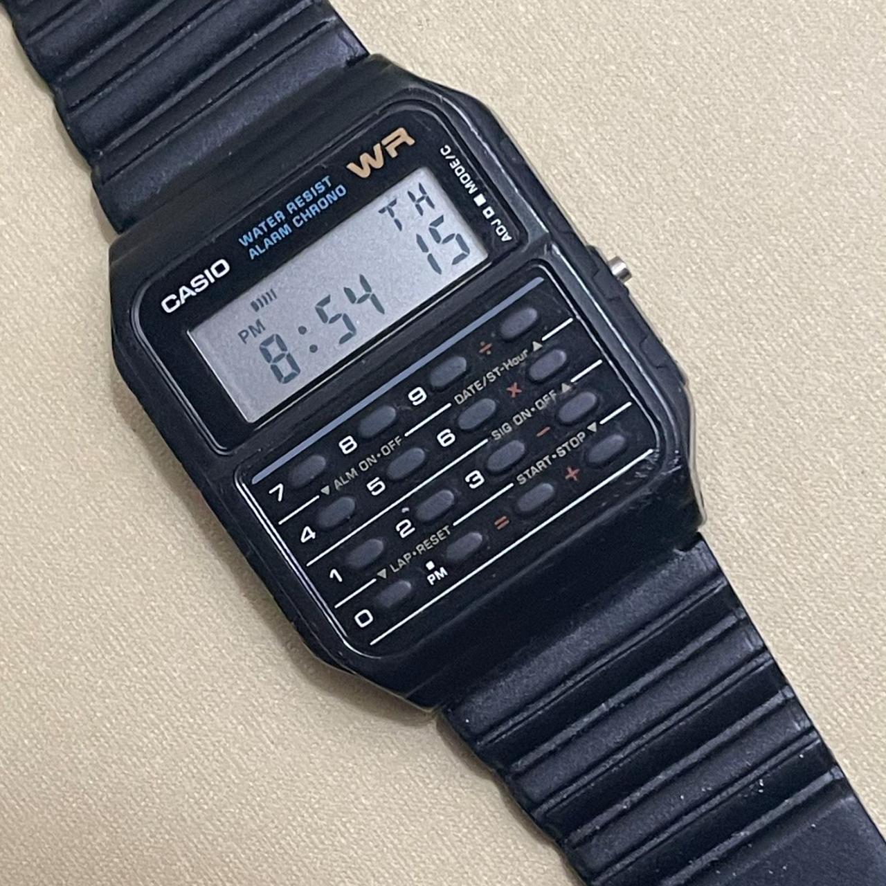 CASIO WR CALCULATOR WATCH .Water resistant 3208