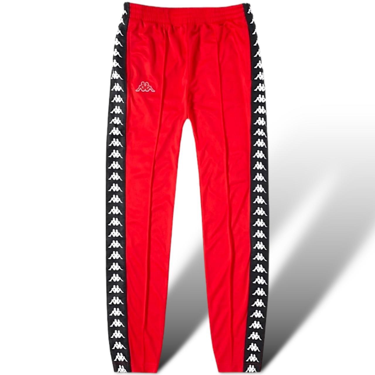 Kappa Sweat Pants Red kappa sweat track Depop