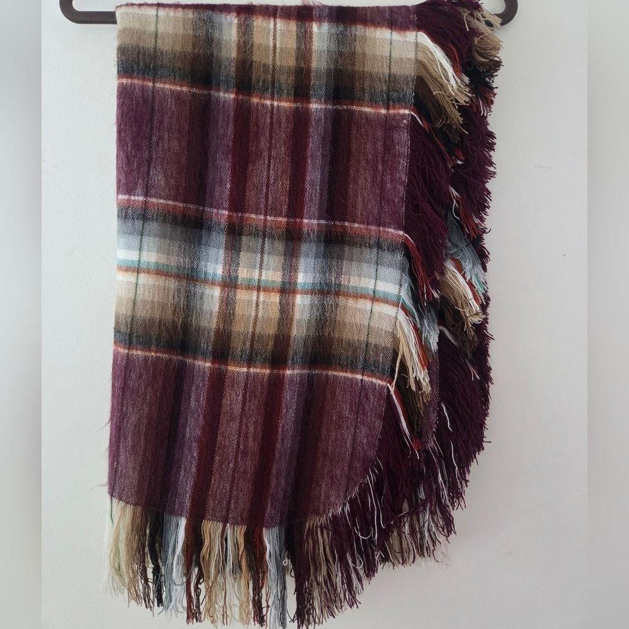 Source Unknown Women's Scarf - Red/Brown – Alpaca… - image 1