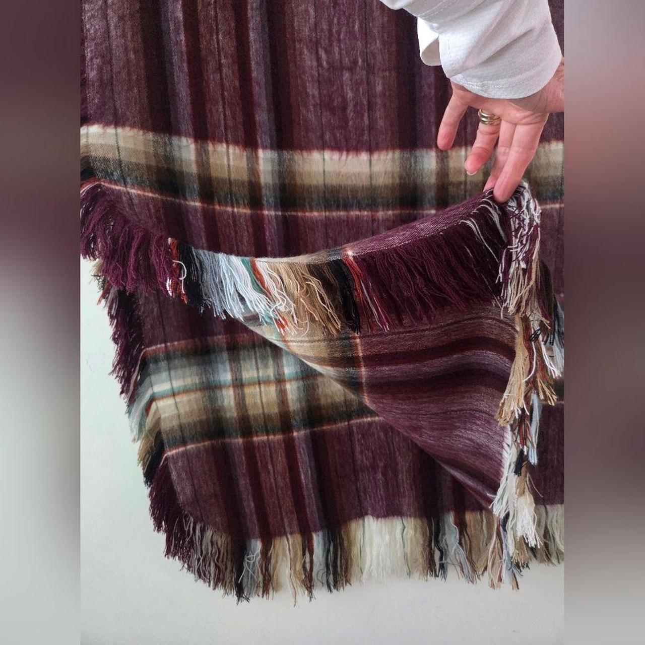 Source Unknown Women's Scarf - Red/Brown – Alpaca… - image 3