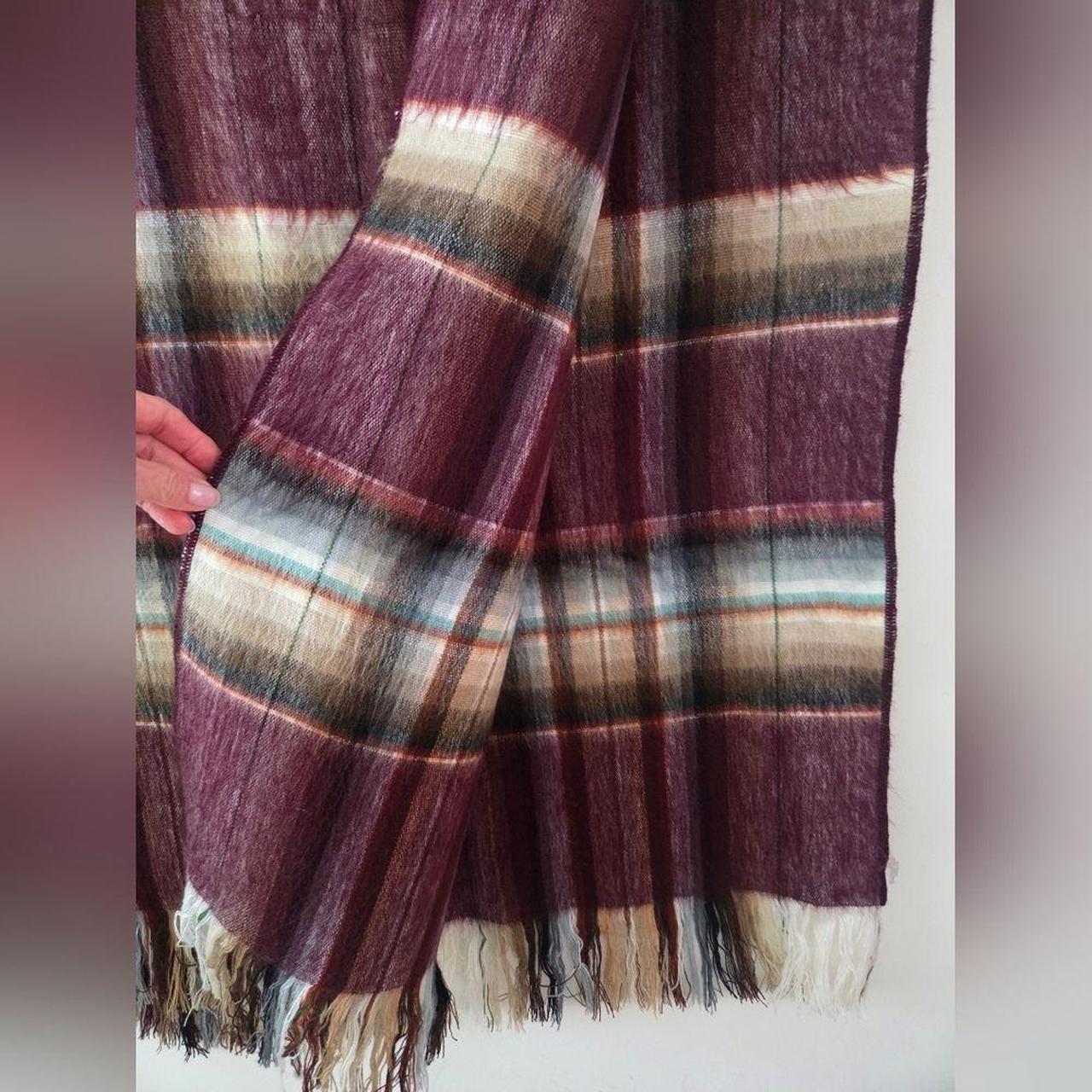 Source Unknown Women's Scarf - Red/Brown – Alpaca… - image 4