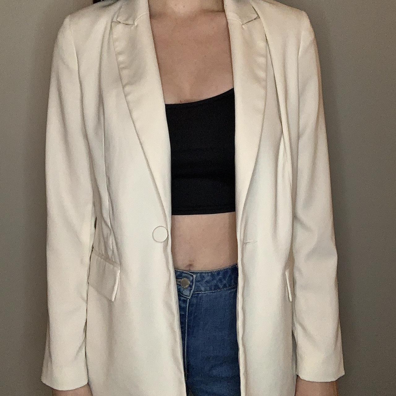 Women's Cream Jacket Depop