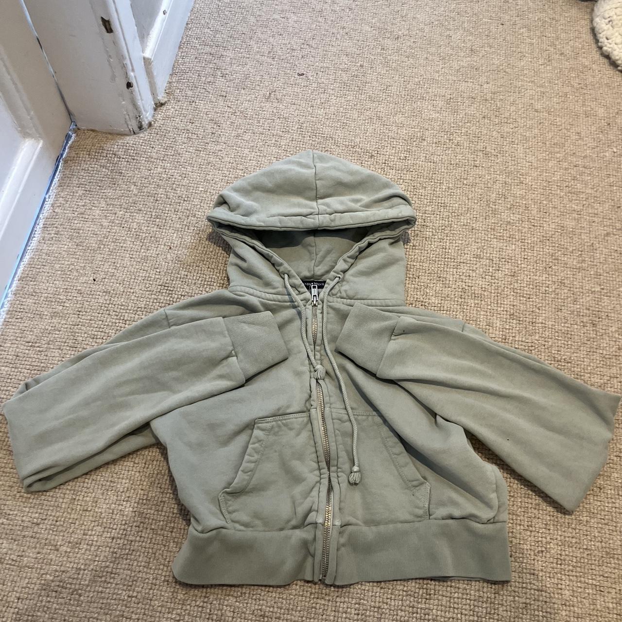 Small Brandy zip up hoodie Tiny stain but not - Depop