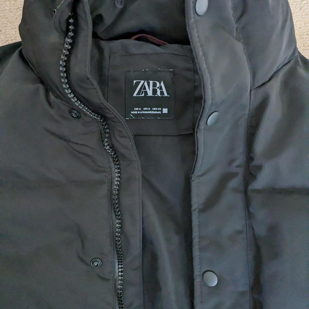 Zara Men's Black Coat Depop