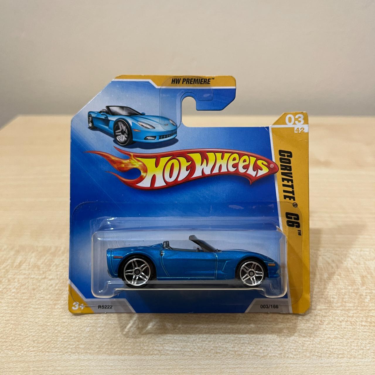 Hot Wheels Corvette C6 2009年式 Amazon.com: Hot Wheels 2009 Corvette C6 Convertible Blue 03