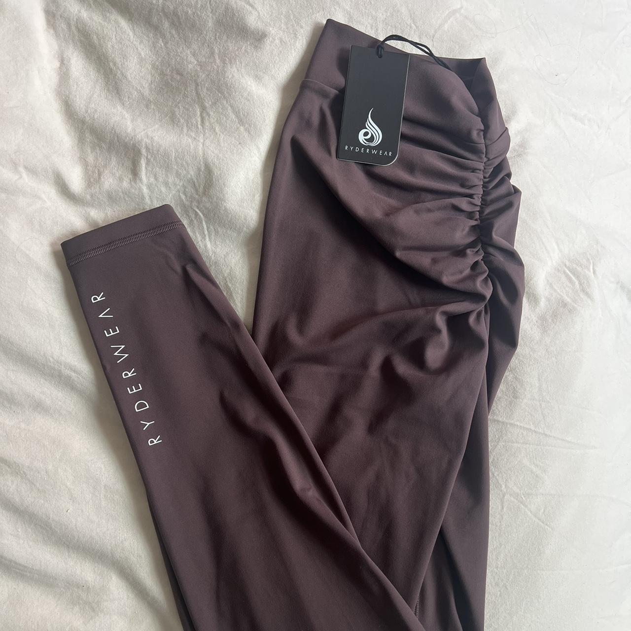 NKD V Scrunch Leggings - Black - Ryderwear