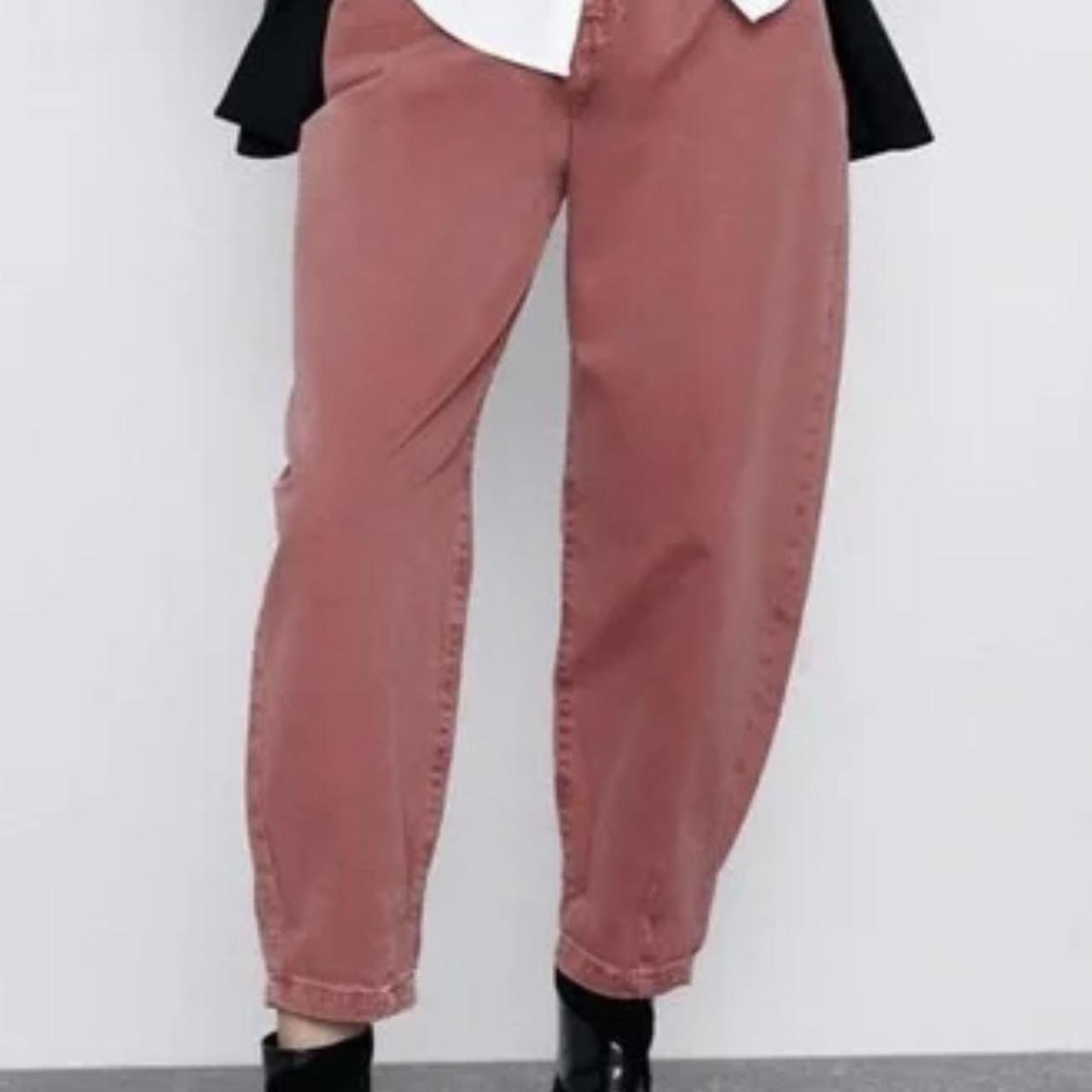 Dust Rose Slouchy Jean, #zara #slouchy #jean