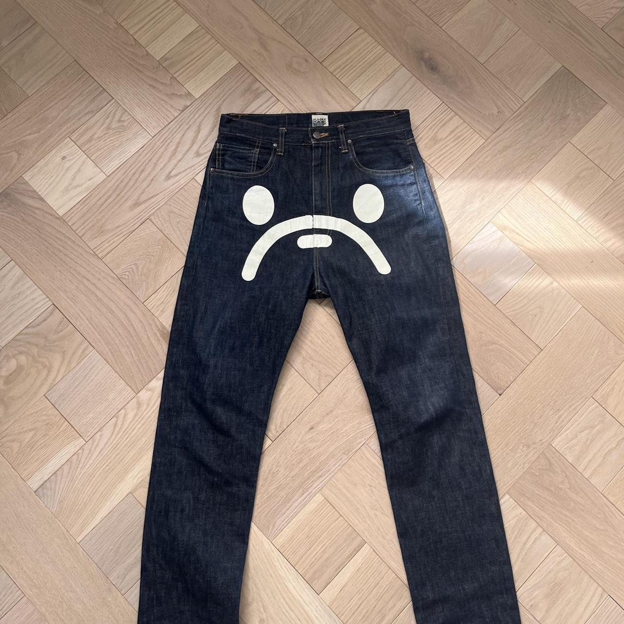 bape baby milo baggy jeans 32x32, worn a few times