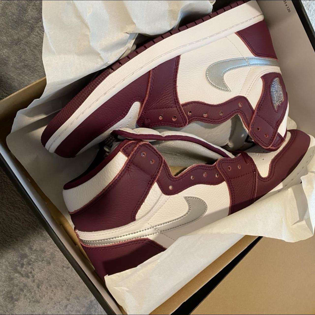 RETRO AIR #JORDAN 1 HIGH Bordeaux BNIB, shoe is... - Depop