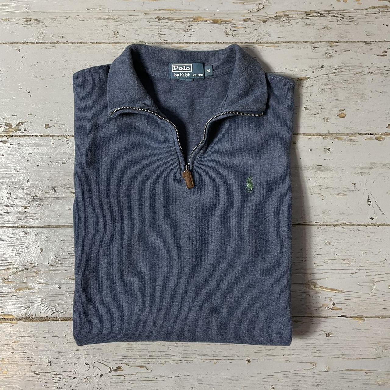 Vintage POLO RALPH LAUREN 1/4 Quarter Zip Half Zip... - Depop