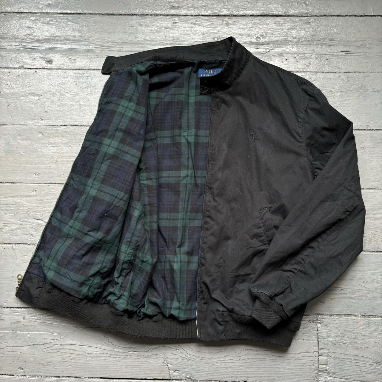 Ralph Lauren Harrington Barracuda jacket in black. Depop