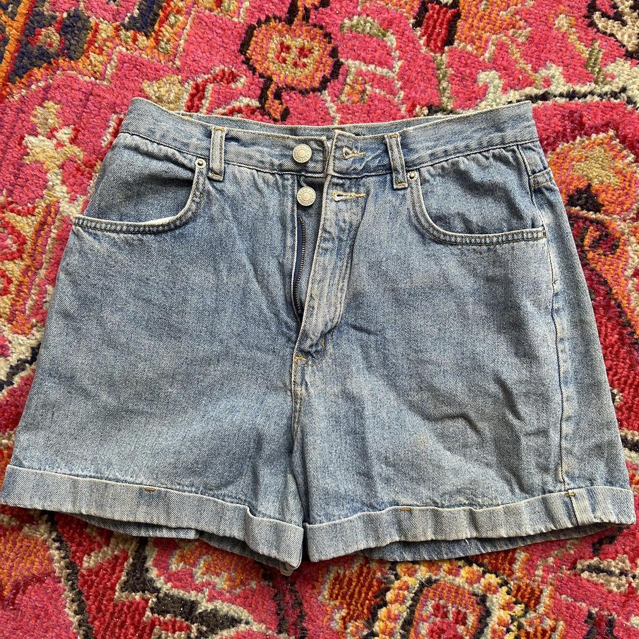Basic Editions Women's Blue Shorts Depop