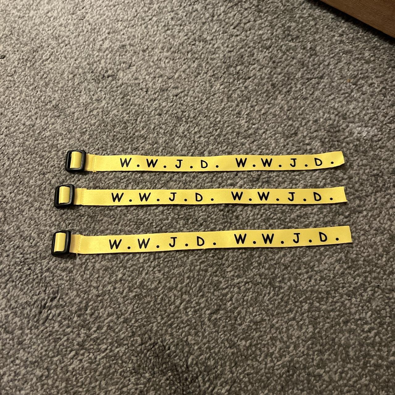 Amazon w.w.j.d bracelets!! If you buy it comes with... Depop