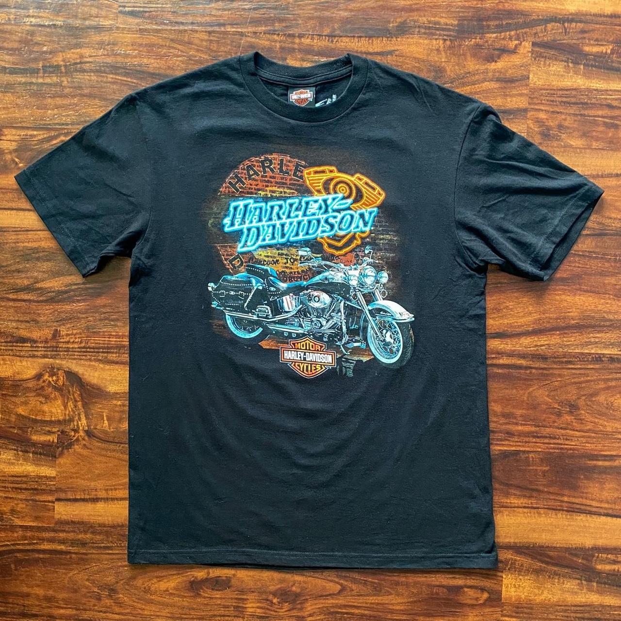 Harley Davidson Denver Colorado Y2K Bike T... - Depop