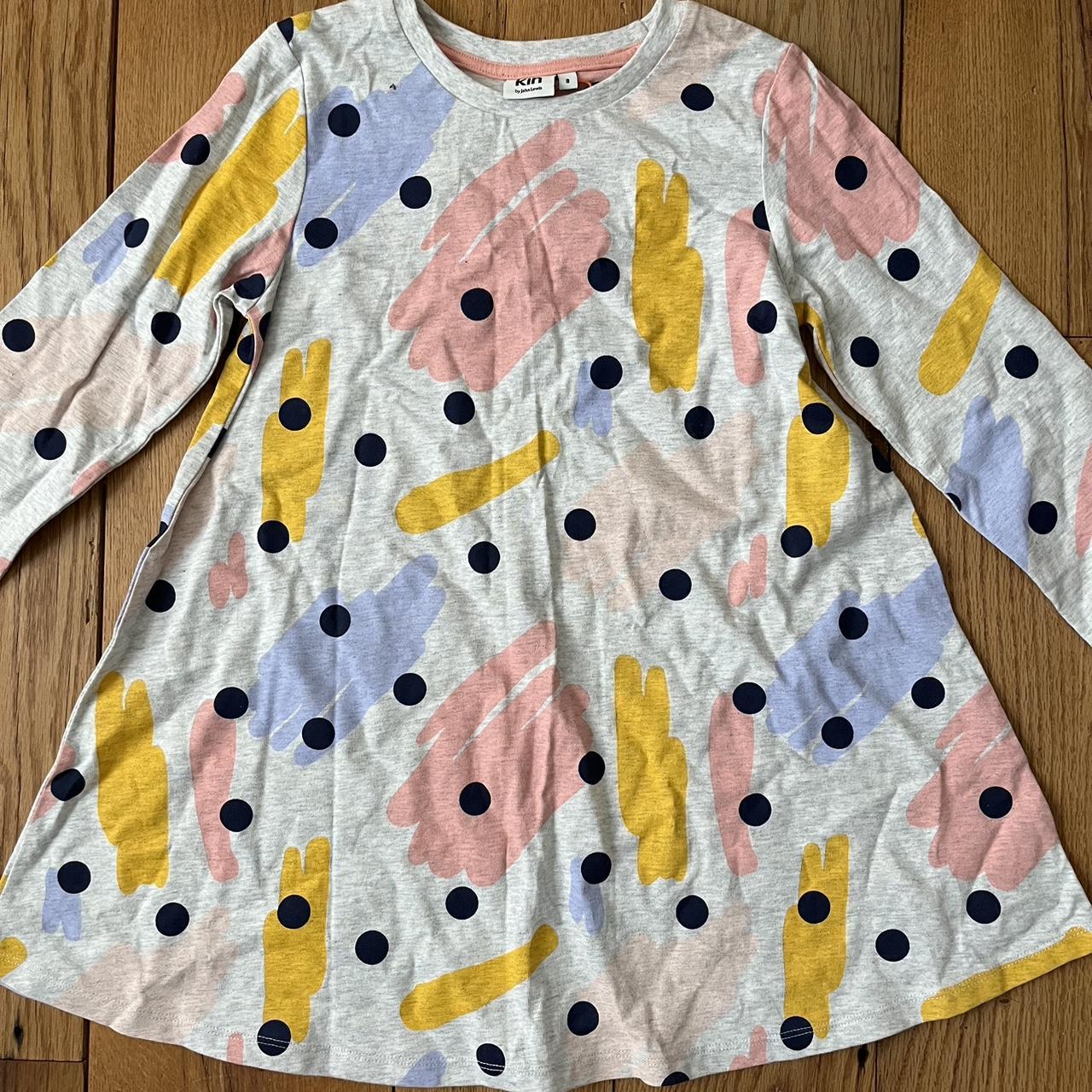 FUNKY john lewis polka dot dress 💛 yellow and pink... Depop