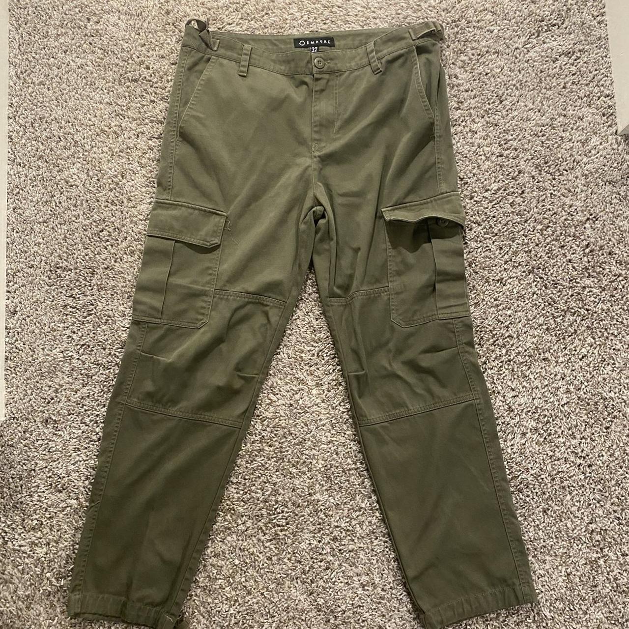 olive green empyre cargo pants condition Depop