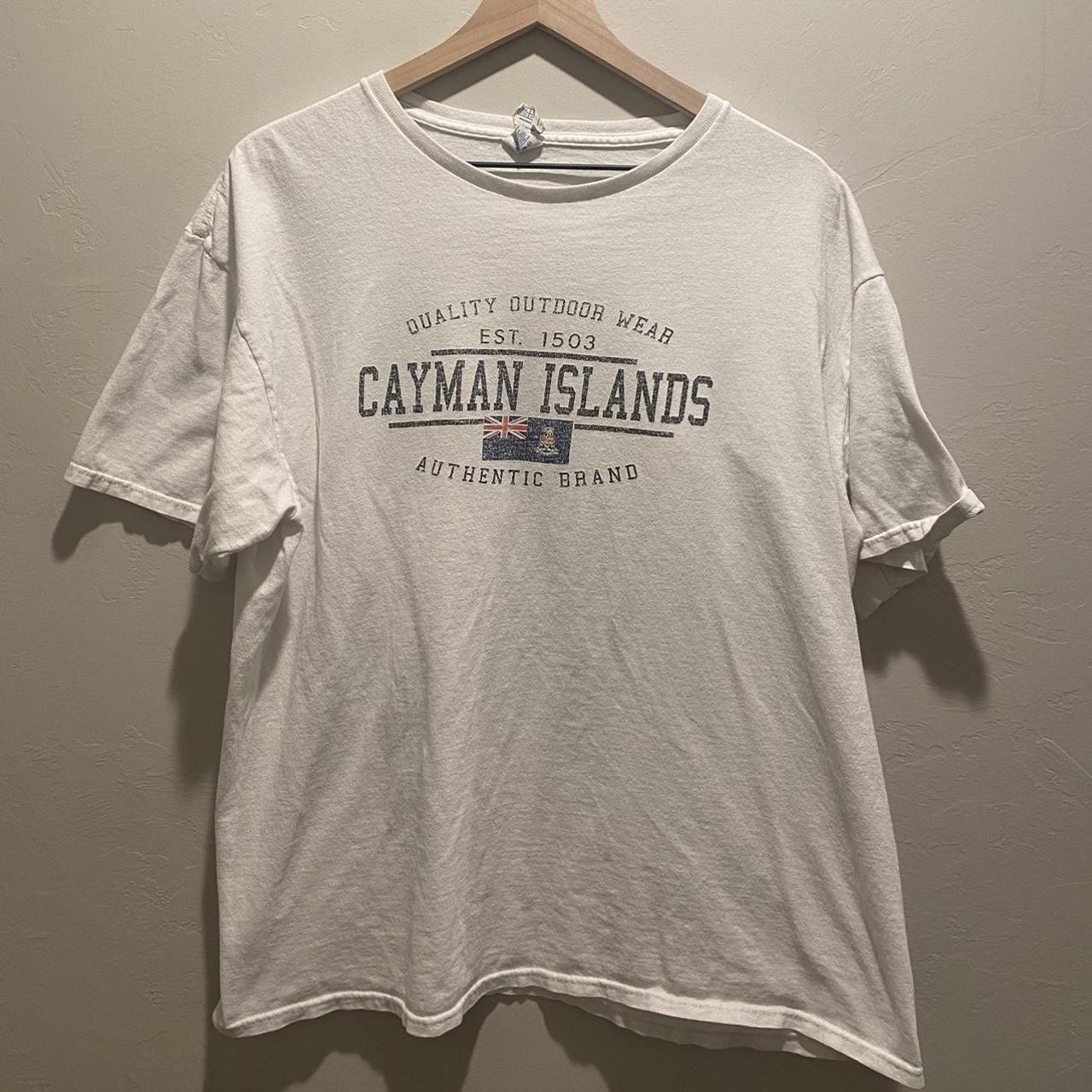 vintage cayman island tee condition: 10/10 0... - Depop