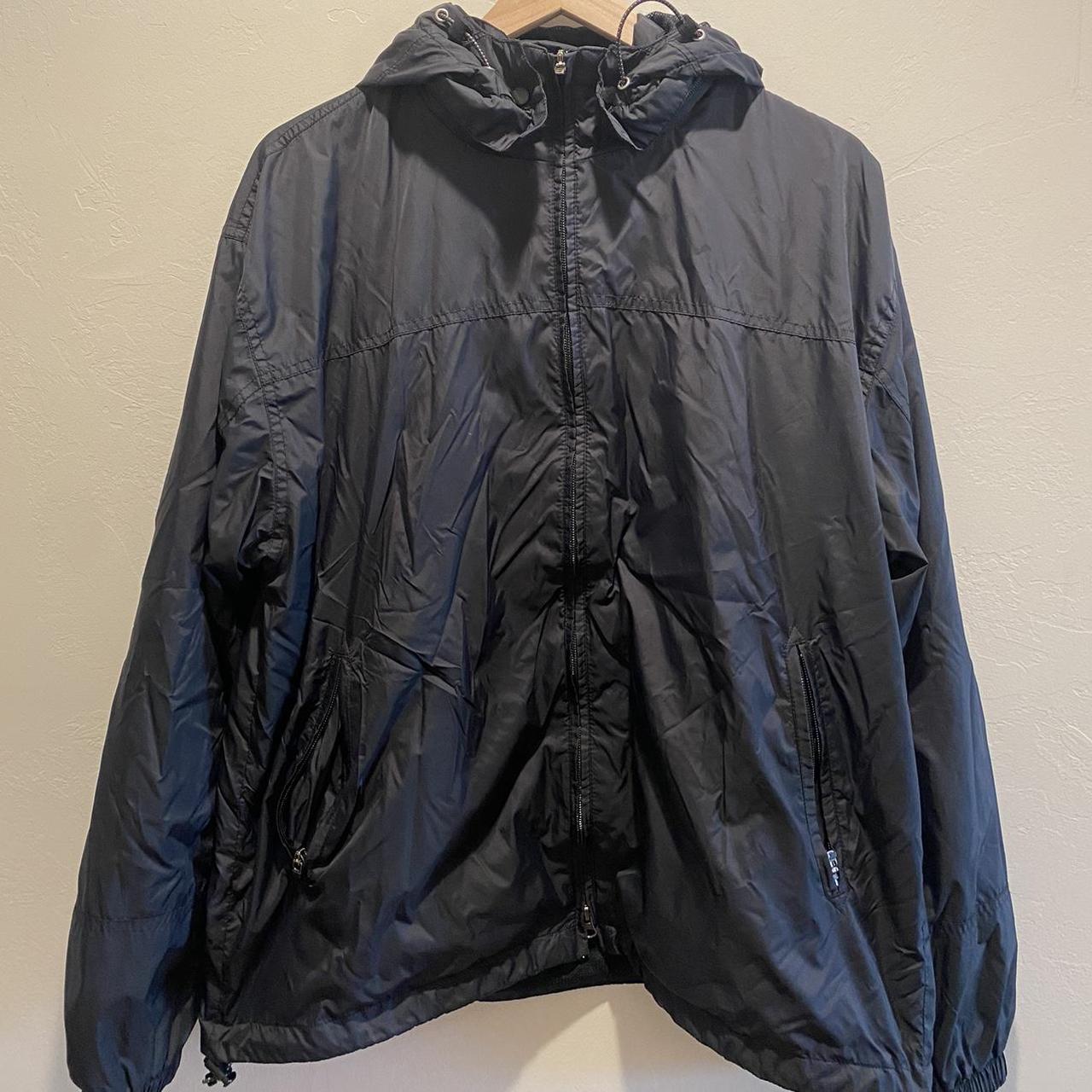 all black thin jacket condition 10/10 size Depop