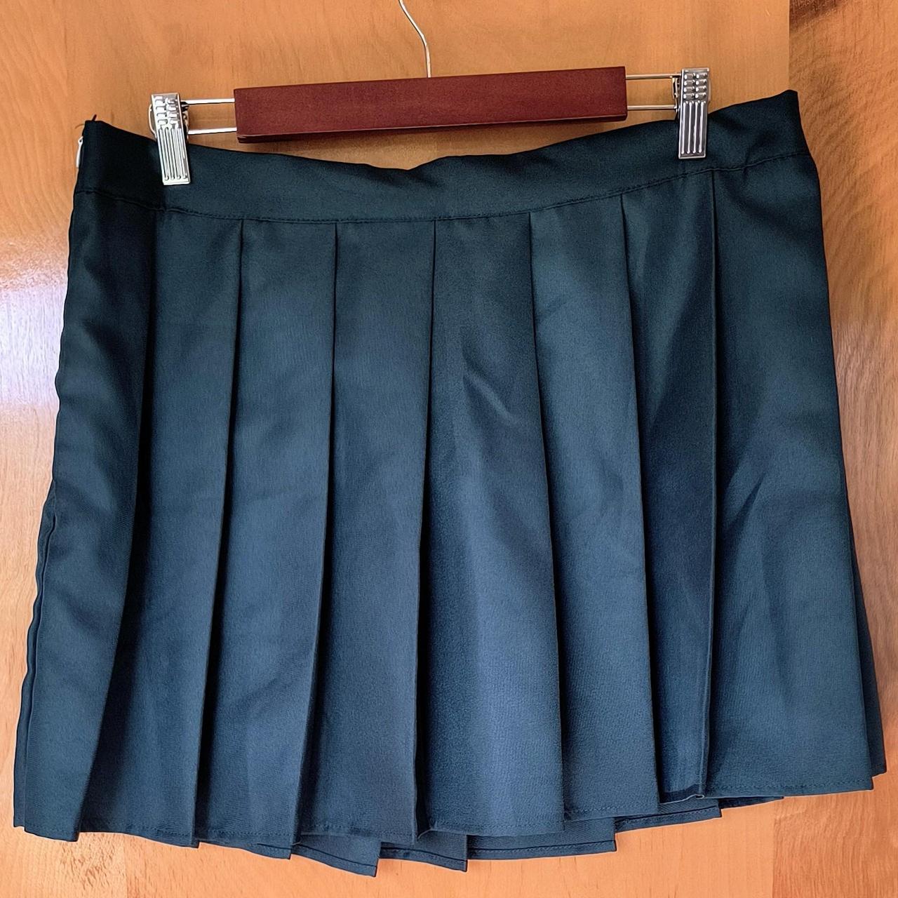 No Brand Teal Pleated Cheerleader Skirt Size XL Depop