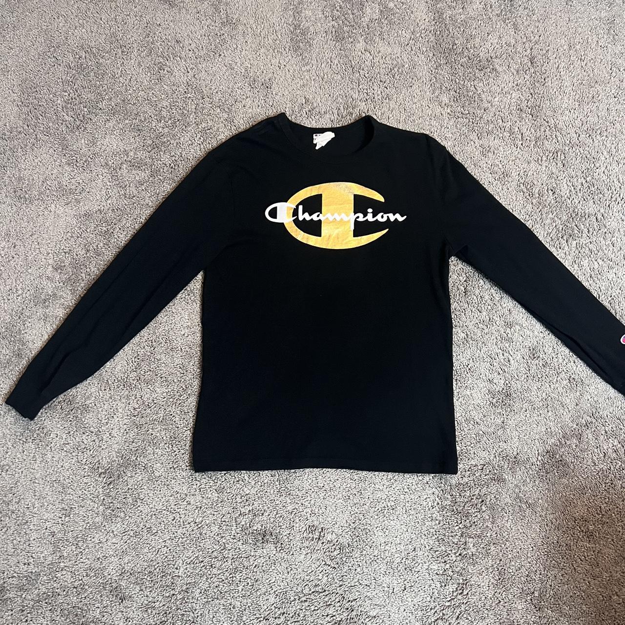 Men champion x timberland long sleeve tee Depop