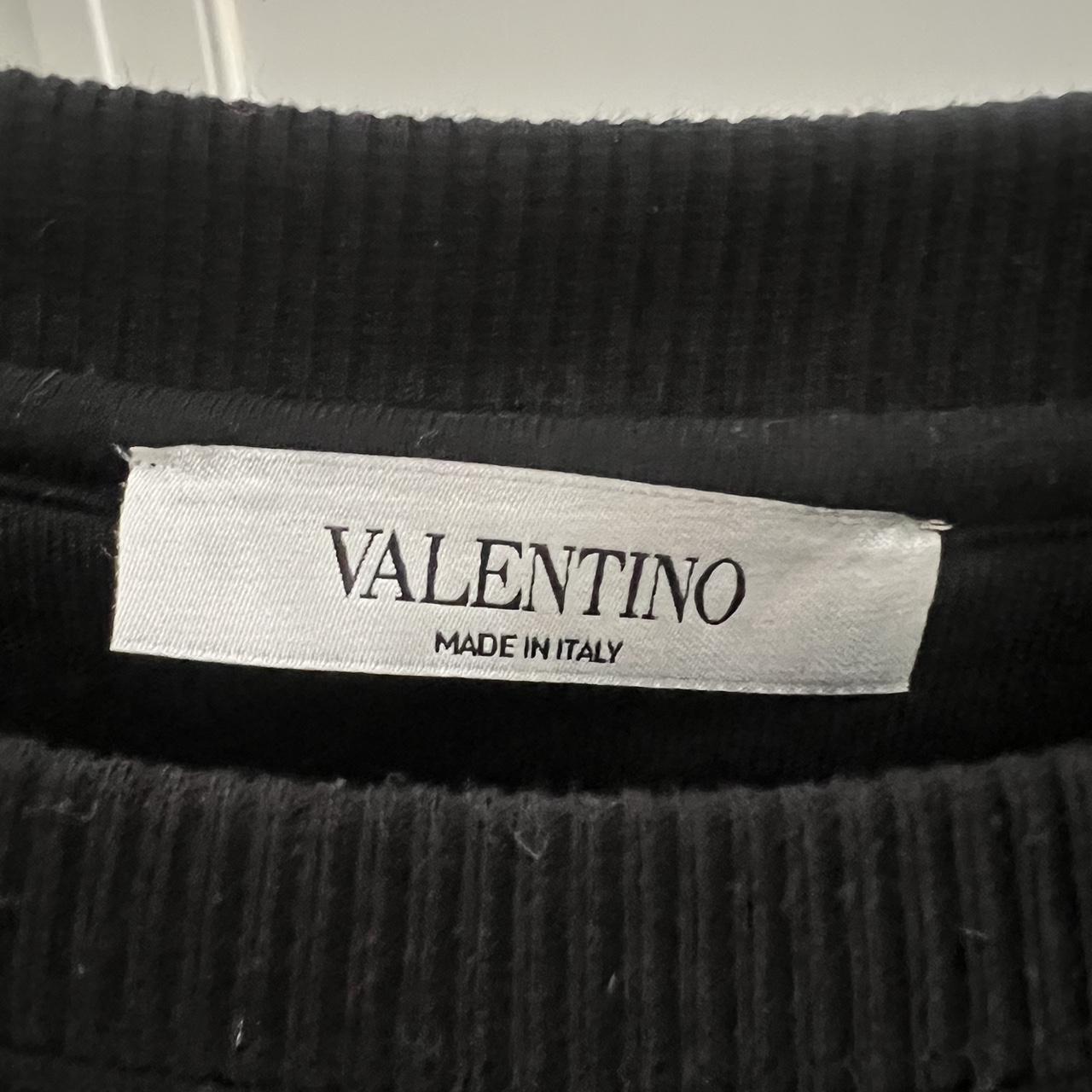 Valentino Men's Black Sweatshirt | Depop