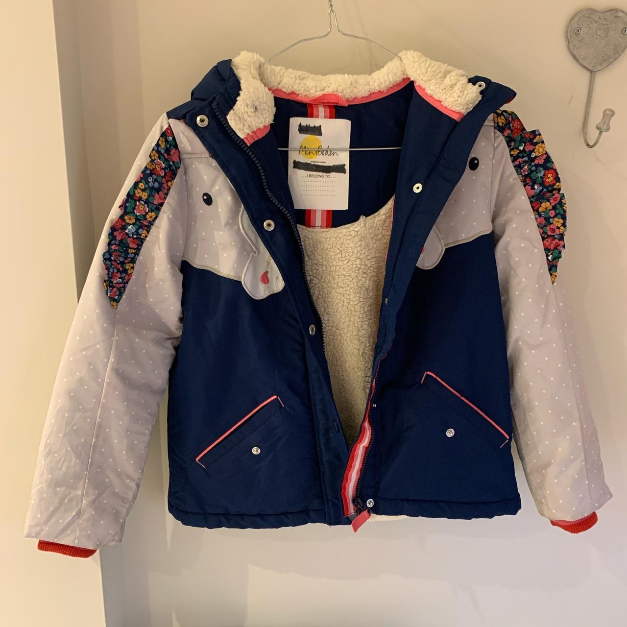 Mini boden hot sale ski jacket